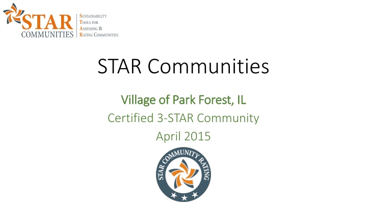 STAR Community Rating System