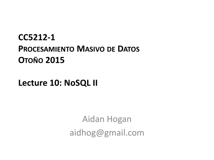 NoSQL Systems and Database Models in Data Processing