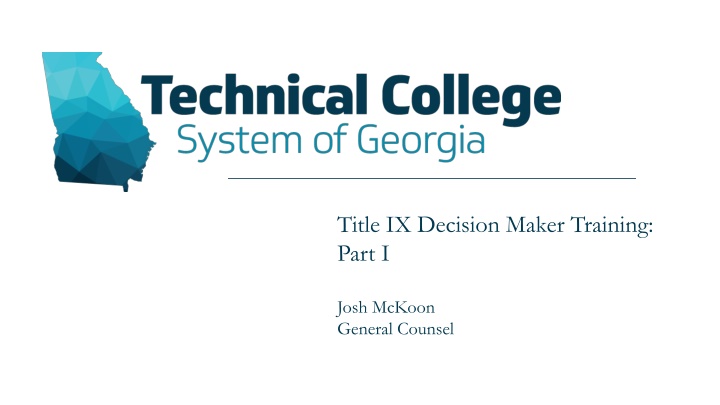 The Role of Decision-Maker in Title IX Cases