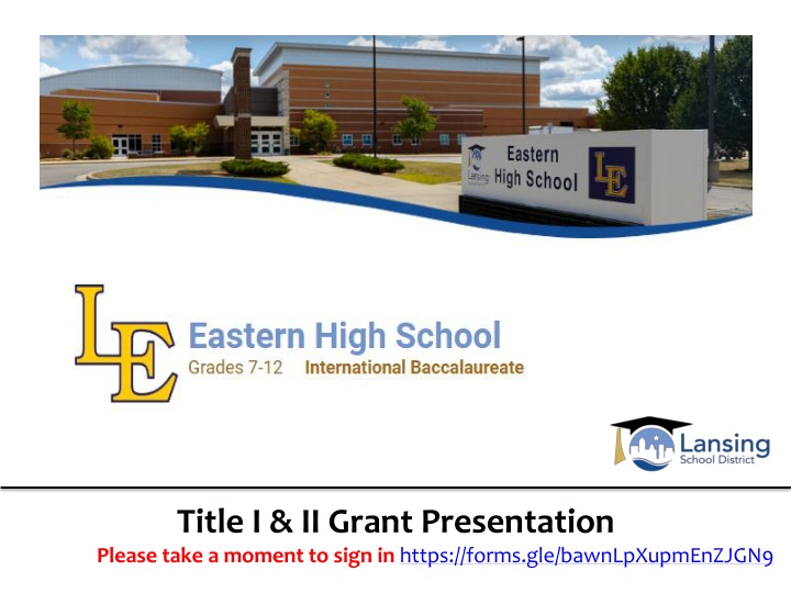 Title I & II Grant Programs Overview