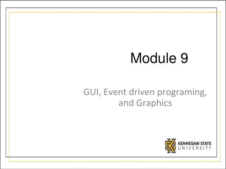 GUI, Event-Driven Programming, and Graphics in Java/C#