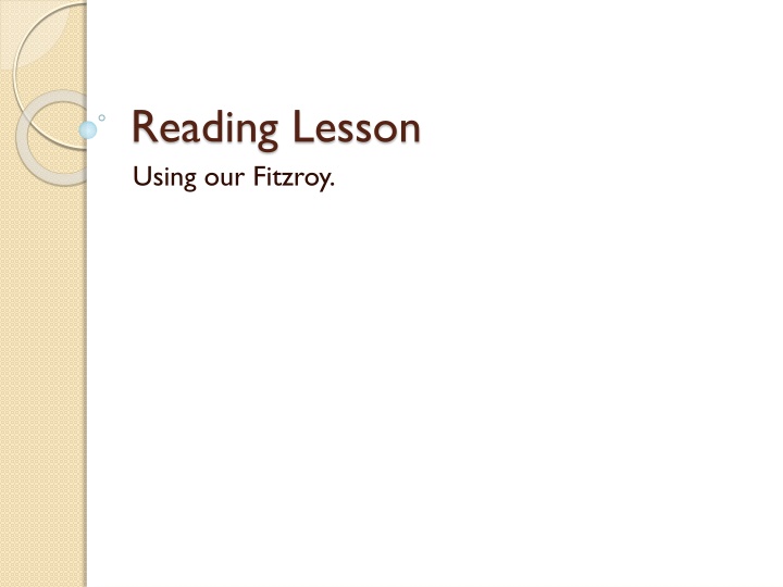 Effective Reading Lessons using Fitzroy for Children
