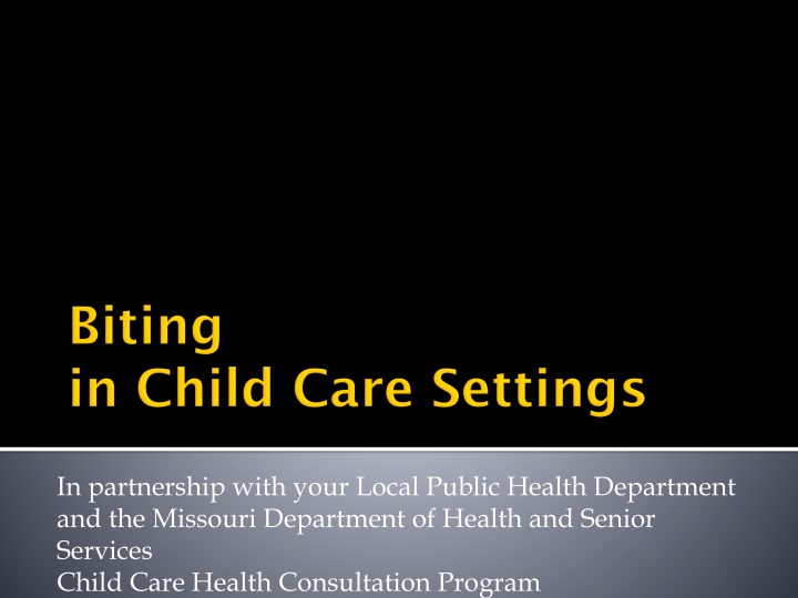 Addressing Biting Behavior in Infants and Toddlers