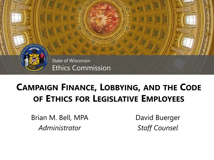 State of Wisconsin Ethics Commission Overview
