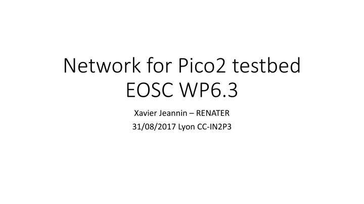 Network Deployment and Monitoring Overview