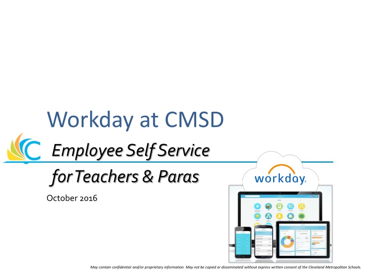 Enhancing Efficiency and Learning with Workday at CMSD