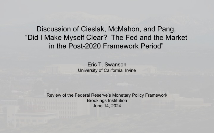 Importance of Clear Communication in Inflation Targeting Framework