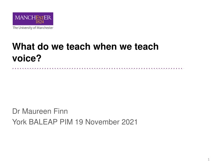 Voice in Academic Writing: A Comprehensive Overview