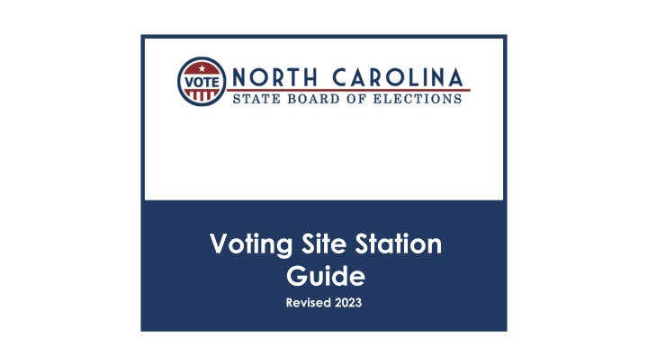 Revised 2023 Voting Site Station Guide