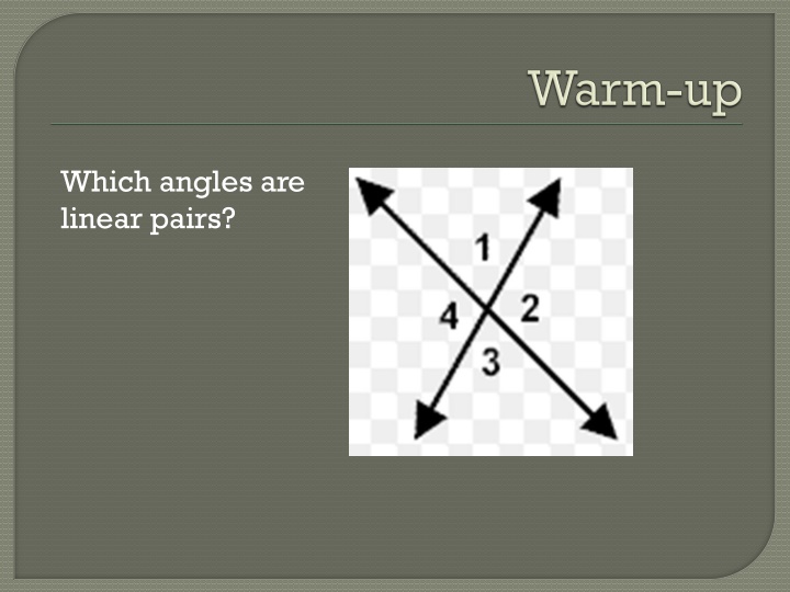 Angle Relationships with Parallel Lines