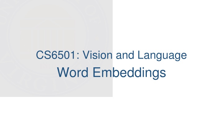 Exploring Word Embeddings in Vision and Language: A Comprehensive Overview
