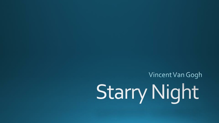 Fun with Art: Recreating Vincent Van Gogh's Starry Night