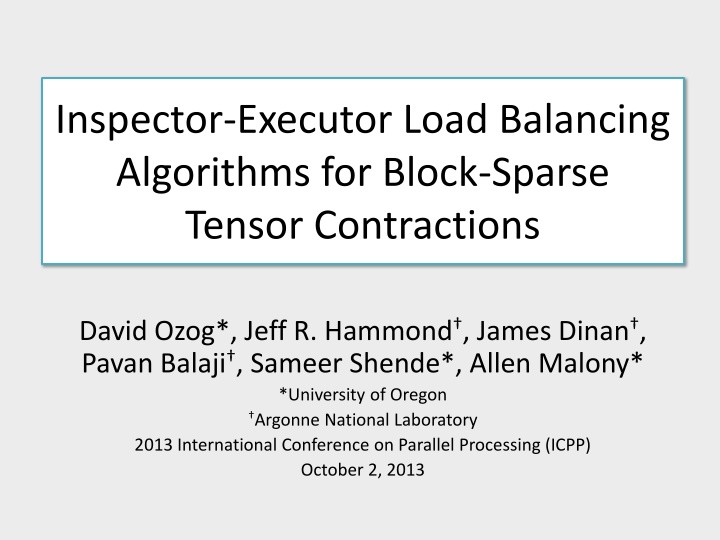 Dynamic Load Balancing in Block-Sparse Tensor Contractions