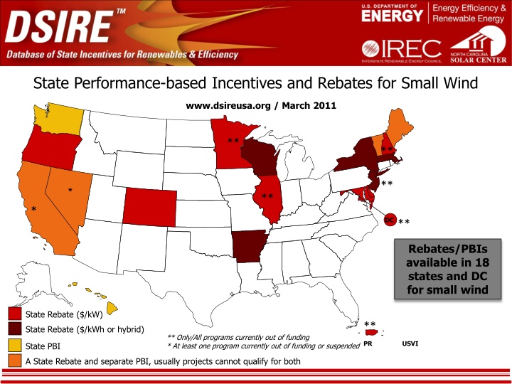 Small Wind Incentives and Rebates Overview
