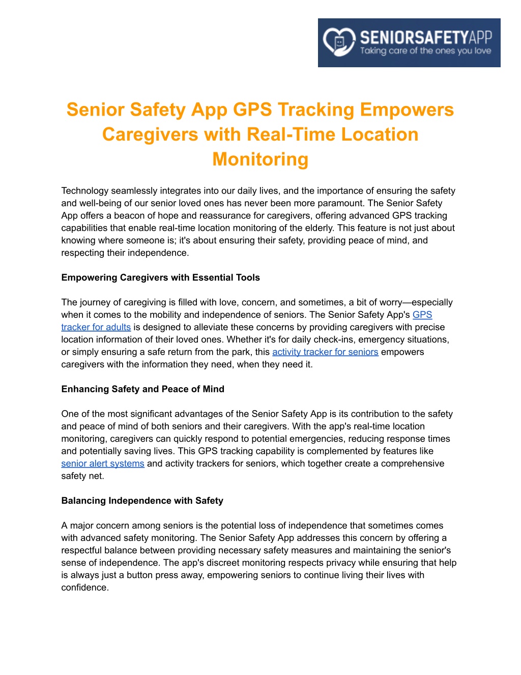 senior safety app gps tracking empowers l.w