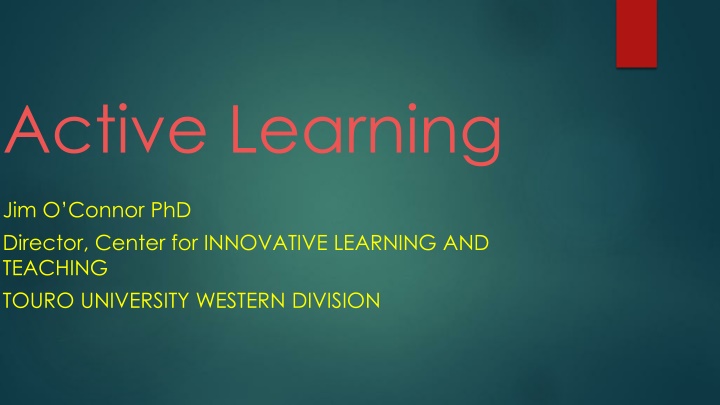 Active Learning Strategies in Education