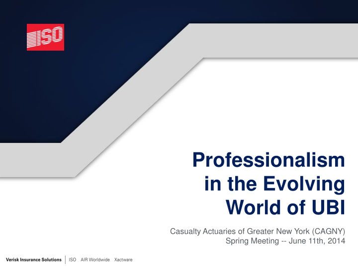 Professionalism in the Evolving World of UBI - Insights from CAGNY Spring Meeting