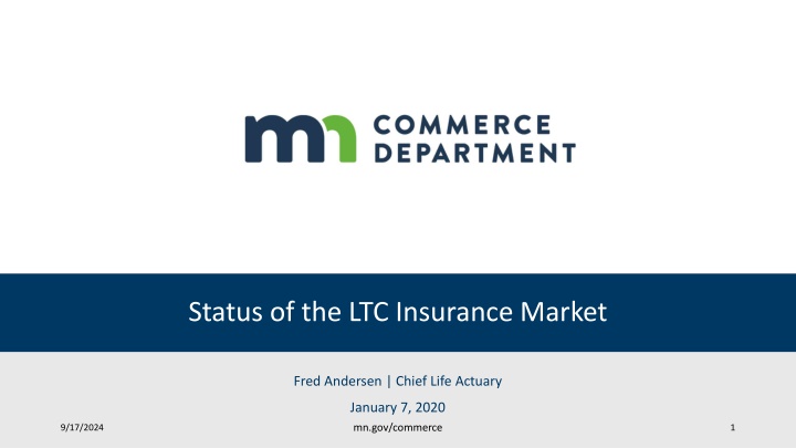The LTC Insurance Market Trends
