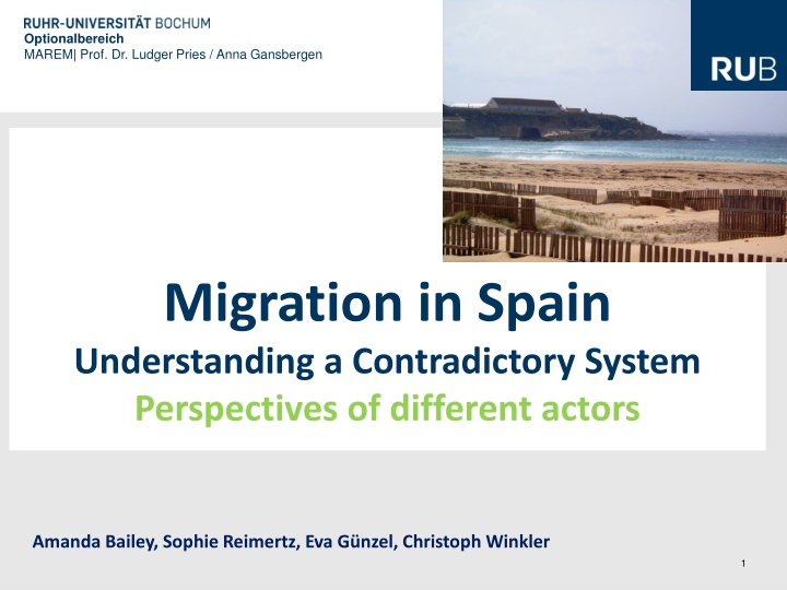 Migration in Spain: Understanding a Contradictory System