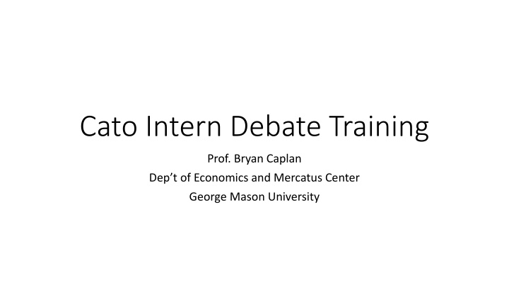 Effective Debating Strategies for Winning