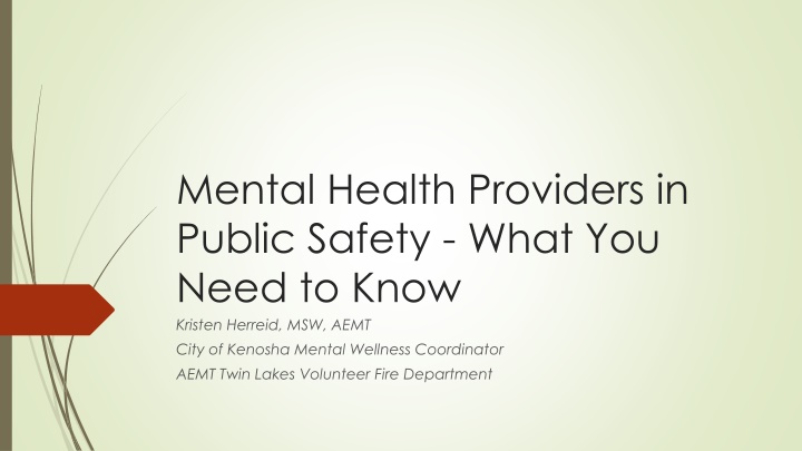 Mental Health Challenges in Public Safety