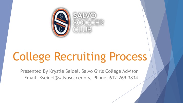 Navigating the College Soccer Recruiting Process with Krystle Seidel