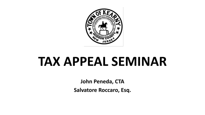 Tax Appeals and Property Assessments