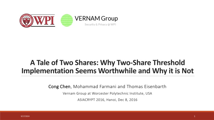 Insights into Two-Share Threshold Implementation in Lightweight Cryptography