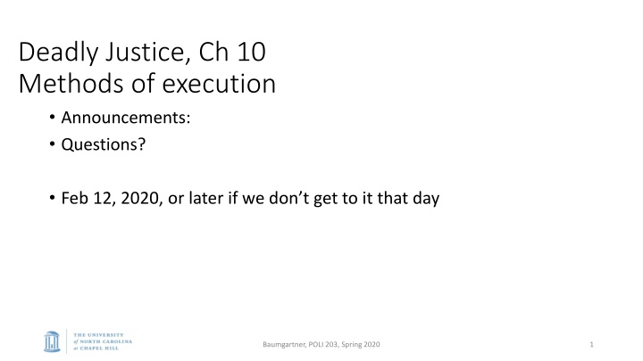 Evolution of Execution Methods in Modern Society