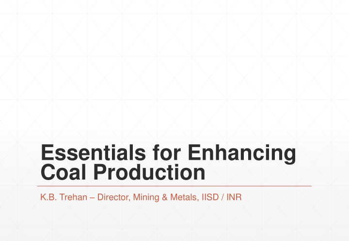 Strategies for Enhancing Coal Production: Insights and Recommendations