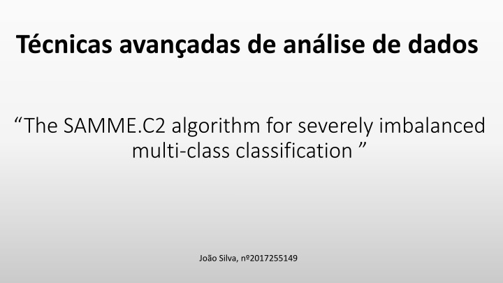 Advanced Data Analysis Techniques for Imbalanced Multi-Class Classification