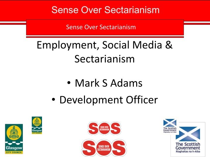 Addressing Employment, Social Media, and Sectarianism