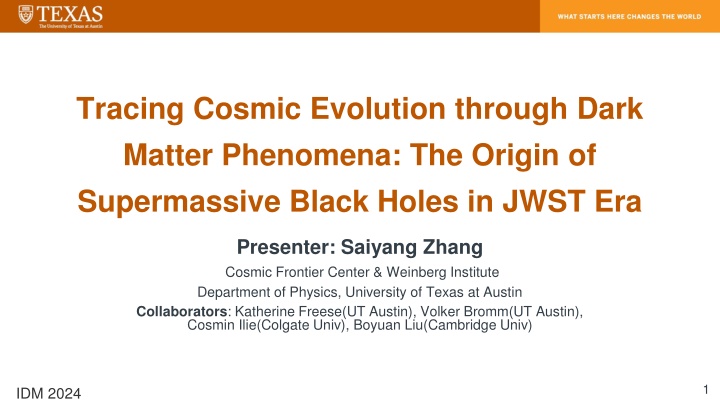 Tracing Cosmic Evolution through Dark Matter Phenomena
