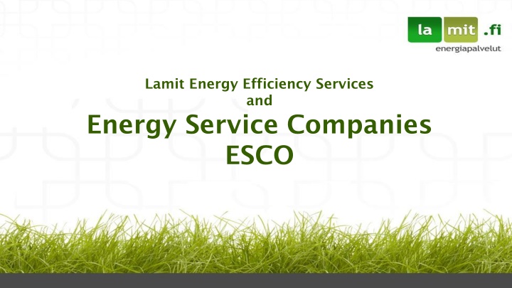 Energy Service Companies (ESCOs) and Their Role in Energy Efficiency