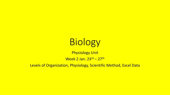 Body Systems and Homeostasis in Physiology