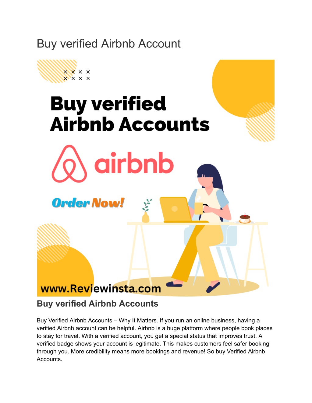 buy verified airbnb account l.w