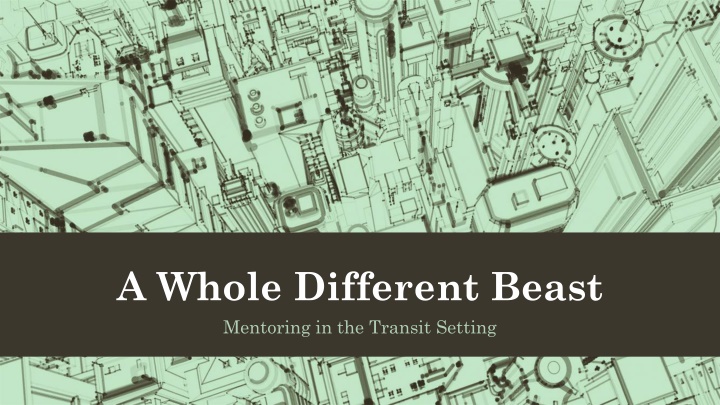 Revolutionizing Mentoring in Transit: The B.U.S. Approach