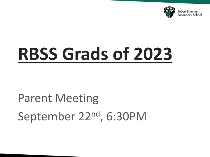 RBSS Grads of 2023 Parent Meeting Information