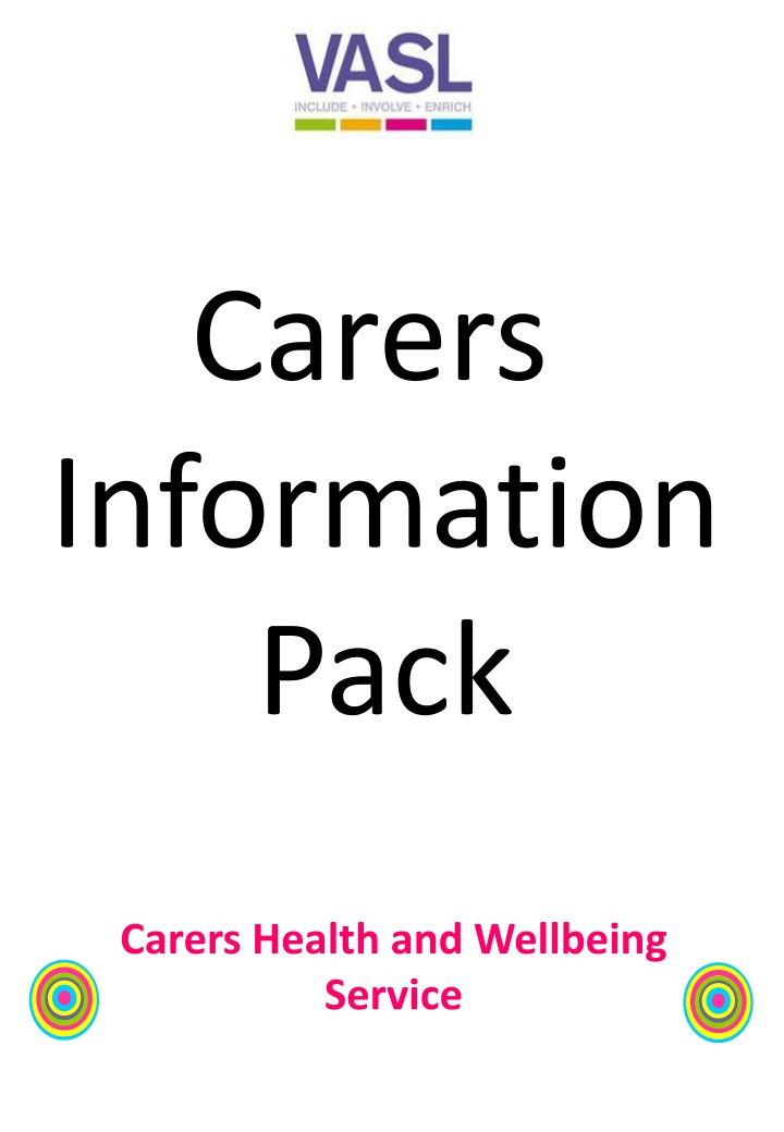 Carers Health and Wellbeing Service Information Pack