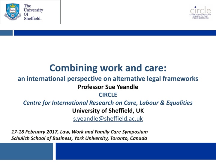 International Perspectives on Work-Care Reconciliation Frameworks