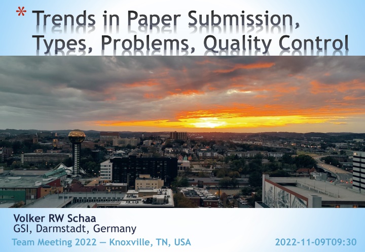 Evolving Trends in Paper Submission and Quality Control at JACoW Conferences