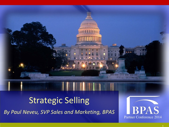 Strategic Selling Insights from Partner Conference 2014