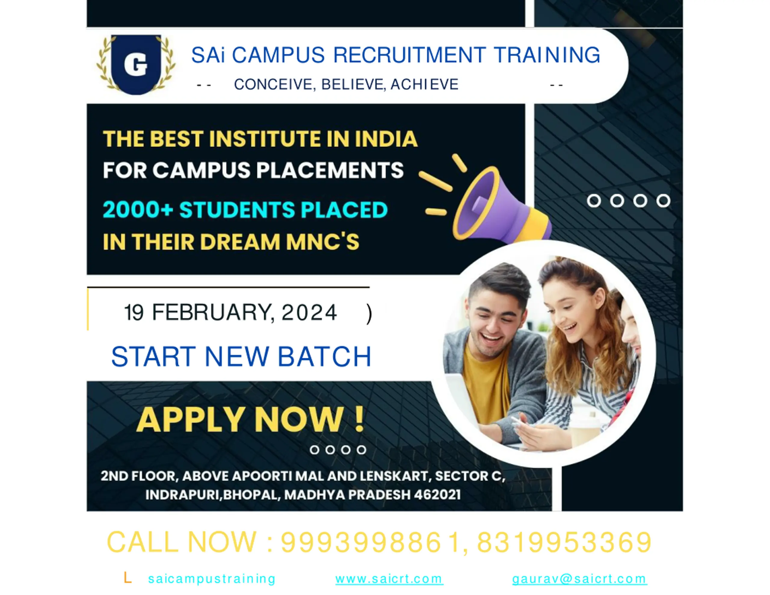 Join Sai Campus for premier recruitment training