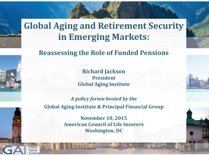 Global Aging and Retirement Security in Emerging Markets
