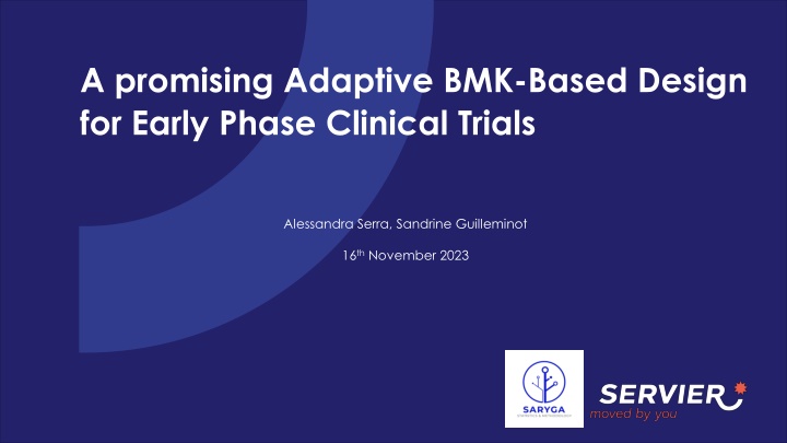 Promising Adaptive BMK-Based Design for Early Phase Clinical Trials