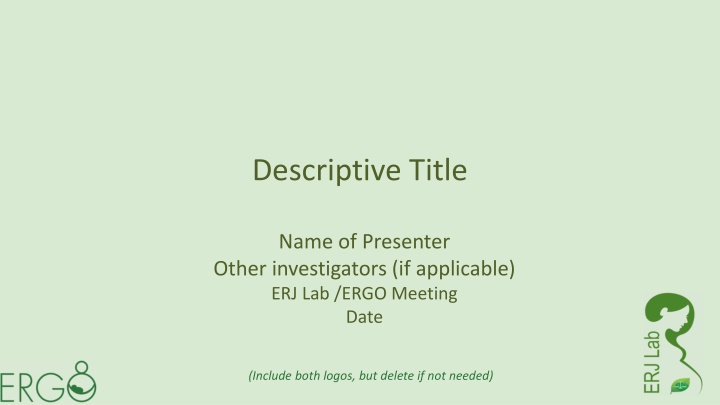 Analytic Methods in General Business Research Presentation