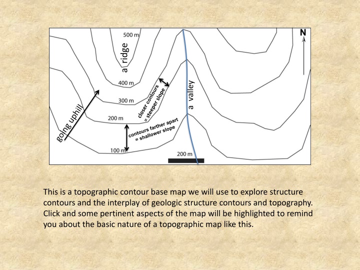 Topographic Contour Maps for Geologic Exploration