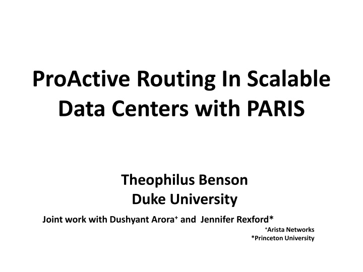 Evolution of Data Center Networks Towards Scalable and Seamless Connectivity
