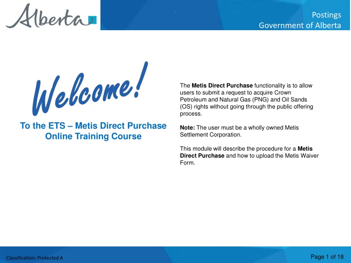 Guide to Metis Direct Purchase Process in Alberta