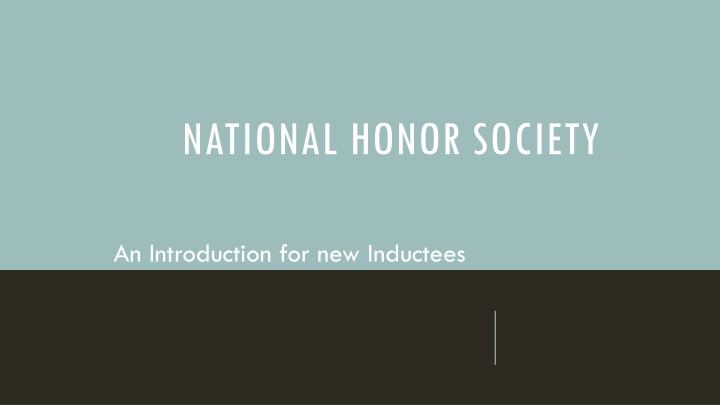 National Honor Society Induction Guide